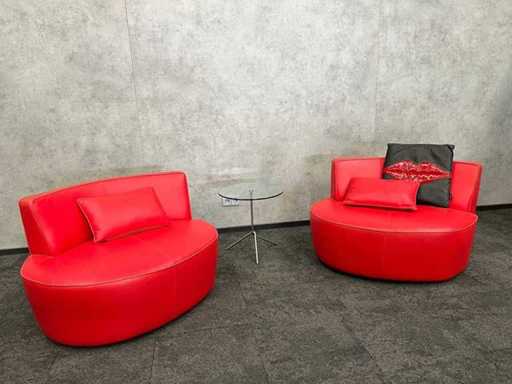 Amerland – rotierendes Lounge-Set – Lippen