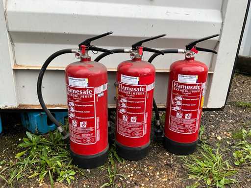 Extincteur en mousse (3x)