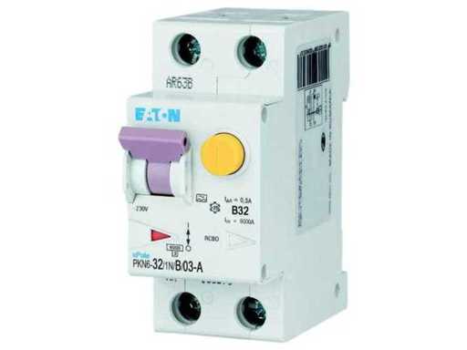 Wyłącznik prądu resztkowego Eaton PKN6-32/1N/B/03-A-MW (2x)