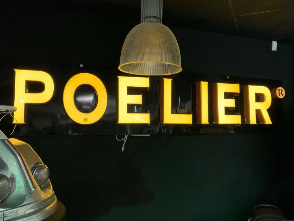Illuminated billboard "Poulterer"