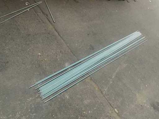 Inox draadstang M10 2M. (16x)