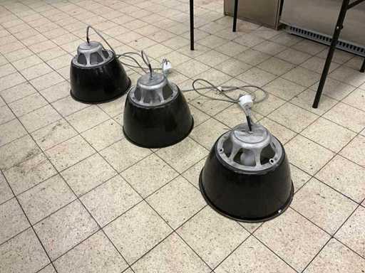 Lampes suspendues Philips Circuit en émail (3x)