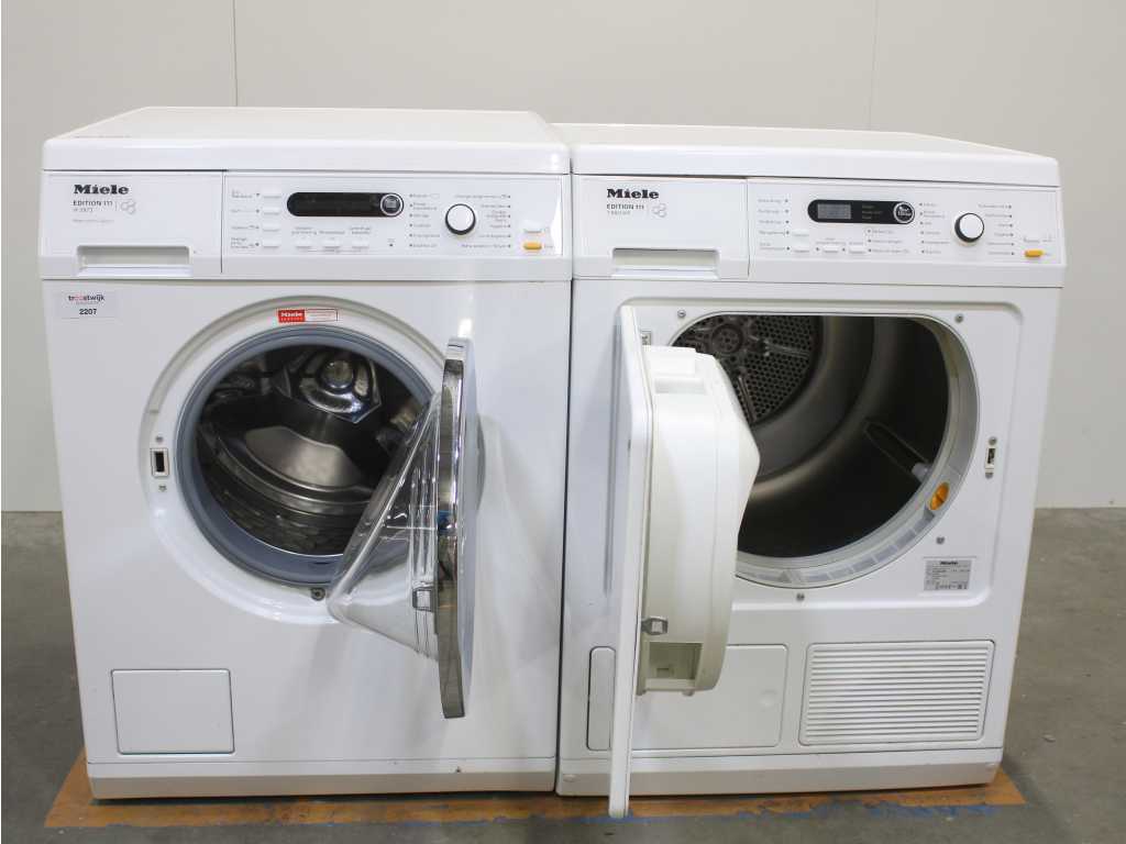Miele W 5873 Edition 111 Waschmaschine & Miele T 8861 WP Edition 111 Trockner