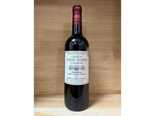 2021 - Fronsac Cuvée Réserve - Medaglia d'Argento - Château Moine-Martin - Bordeaux - Vini rossi (60 volte)
