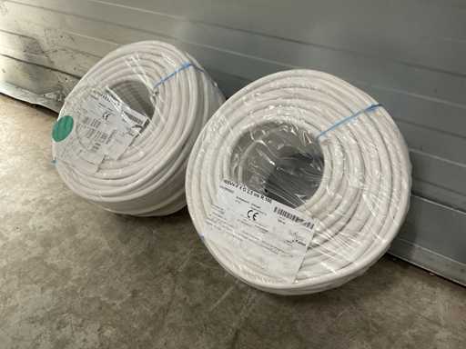 Helukabel VMVL (H05VV-F) Cable 5x2.5mm2 white per roll 100 meters (2x)