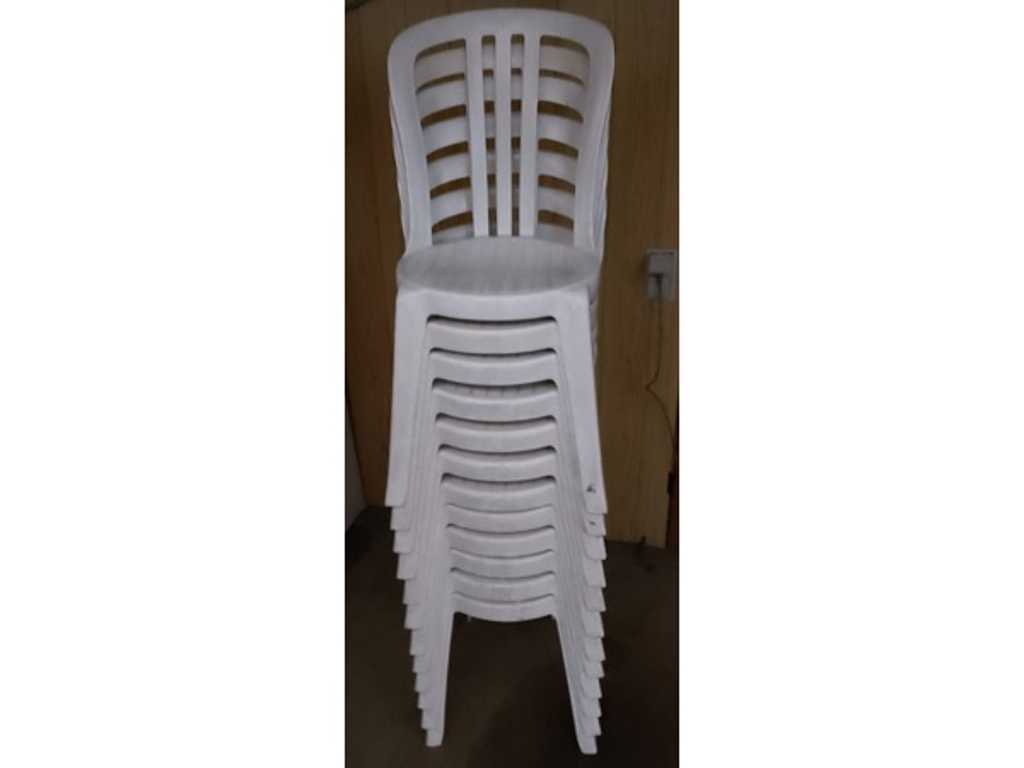 Chaises de jardin Blanc (20x)