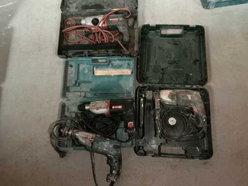 Diverse boormachines (4x)