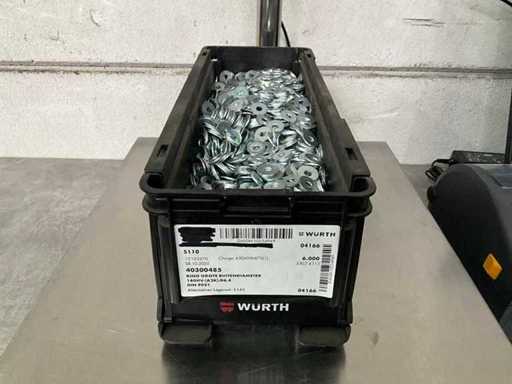 Würth 17.12 kg Ring grote buitendiameter D 6,4 in stapelbare bak