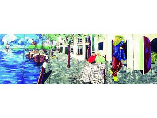 Schauplatz: niederländisches Fischerdorf