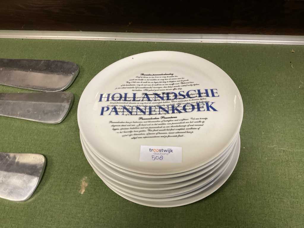 Gusta Pancake plates (8x)
