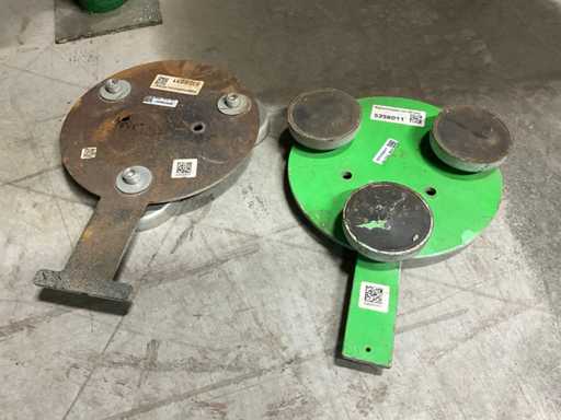 Magnetische Grundplatte (9x)