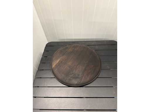 Dekocandle Wooden round Plateau