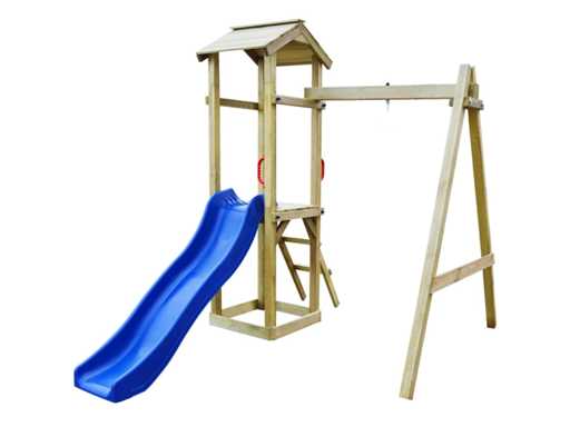 WidaXL Samodzielny zestaw zabaw - 168x213x218 cm