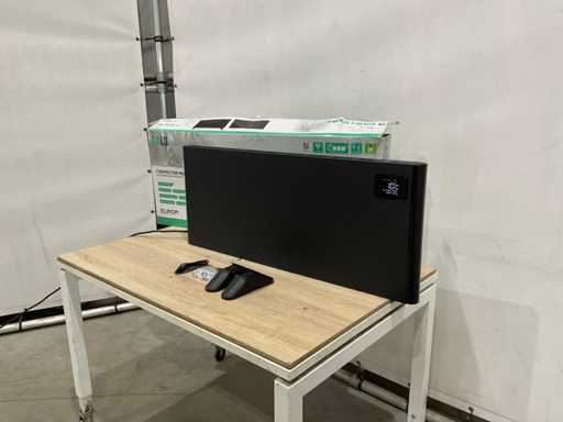 Chauffage Convector noir Eurom Alutherm 2500