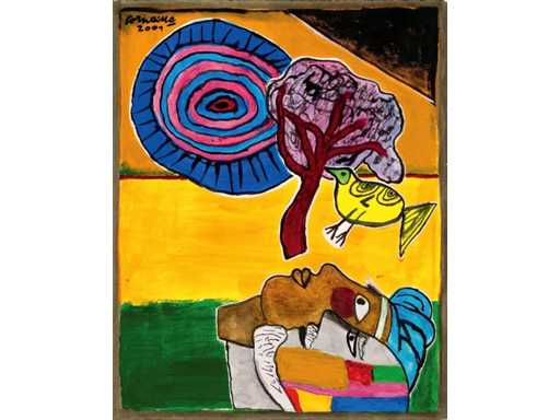 2001 Offset print Corneille ‘La peintre et sa muse’