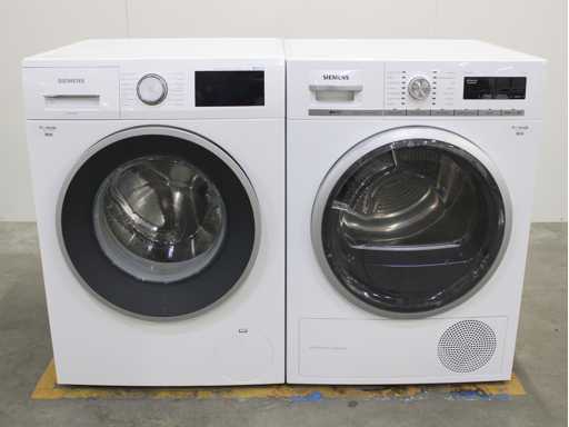 Lavatrice Siemens iQ500 iSensoric SensoFresh System aquaStop & Asciugatrice a condensatore Siemens iQ700 iSensoric autopuliente