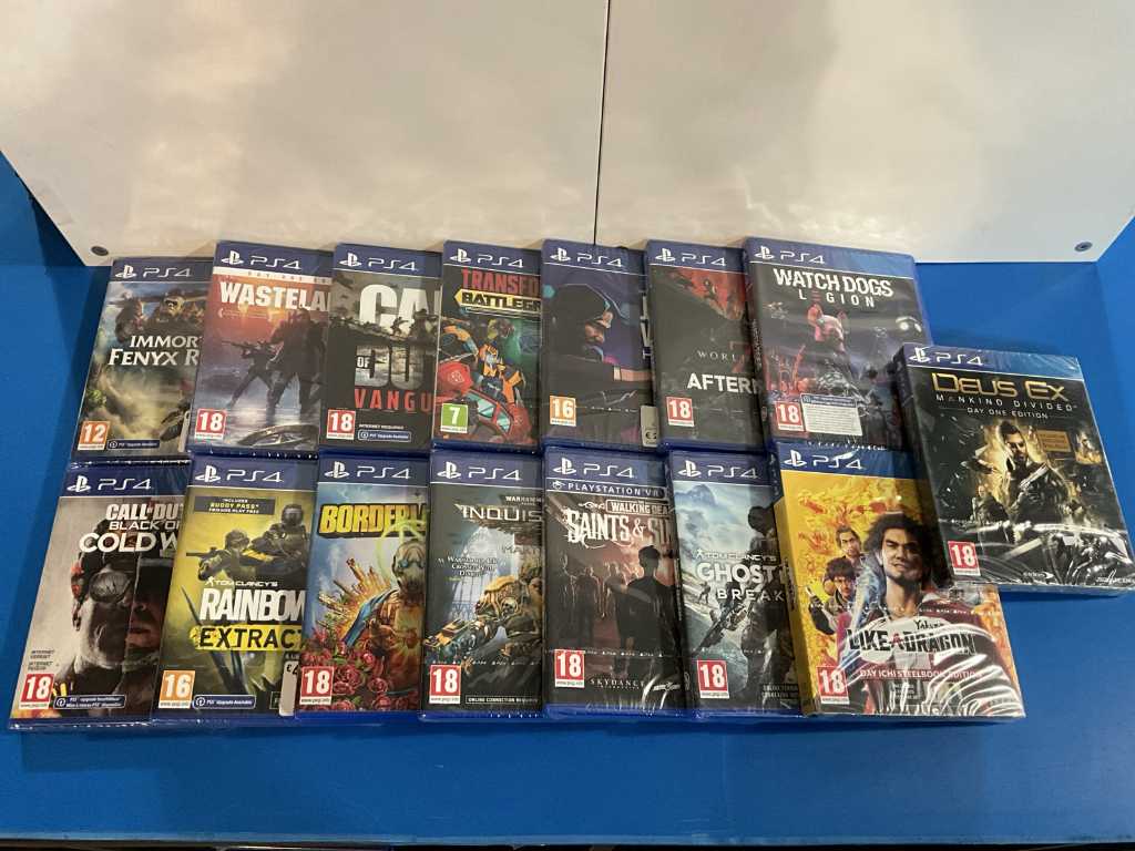 15x Diverse PS4 Games (collectie F)