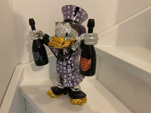 Sculpture de Picsou de Louis Vuitton