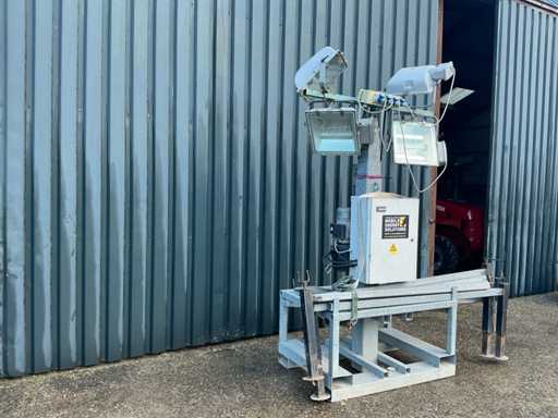 lichtmast met 4 lampen