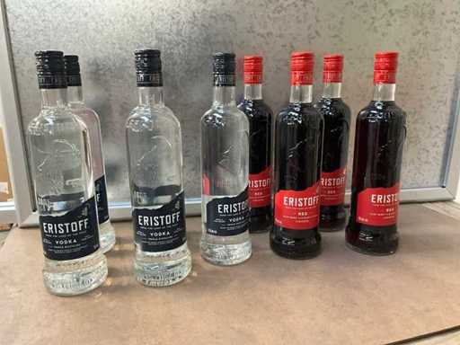 Eristoff various vodka (9x)