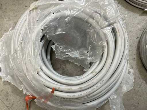 5 piezas de cables eléctricos NYM, algunos casi completos de anillos, ver fotos y texto