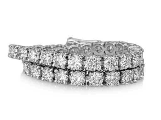 Armband aus 14 Karat Weißgold mit 5,45 ct Diamant