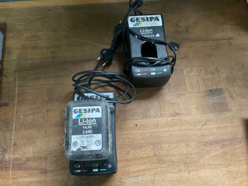 Gesipa Acculader (2x)