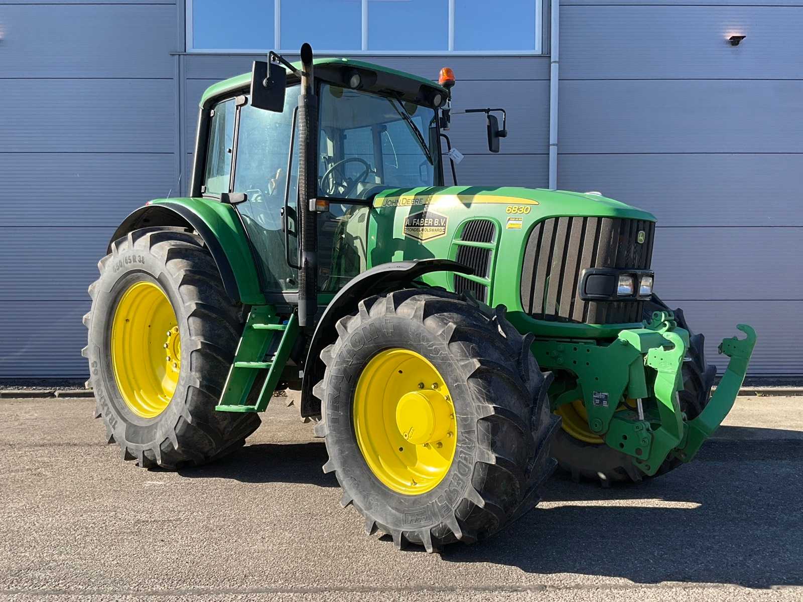 2010 John Deere 6830 MW2 Four Wheel Drive Farm Tractor