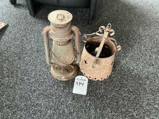 Lampes suspendues et à huile vintage