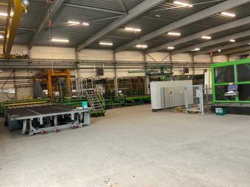 Lisec / Helga Optimax 6133 Plus Linie CNC de tăiere și rupere a sticlei Lisec / Hegla Optimax 6133 Plus