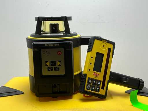 2014 Leica Rugby 840 Obracający się laser, samoregulujący się poziomo/pionowo