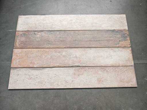 Carrelage de sol Coem Bricklane Cotto Mat 10,1x61,4 cm 16,18 m²