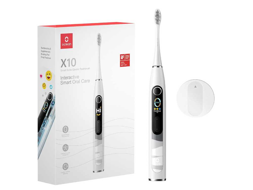 Oclean - X10 - Sonische tandenborstel grijs (5x)