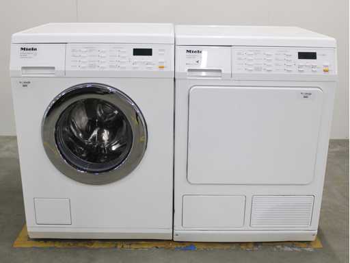 Miele W 5933 SoftCare System Waschmaschine & Miele T 8937 WP SoftCare System EcoComfort Trockner
