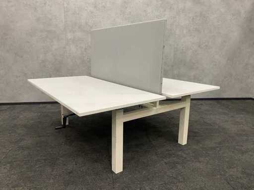 Rohde&Grahl Xio - duo zit-zit slinger bureau 160x80