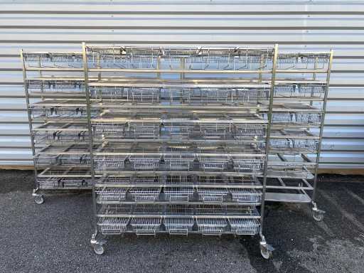 Edelstahlkäfig (3x)