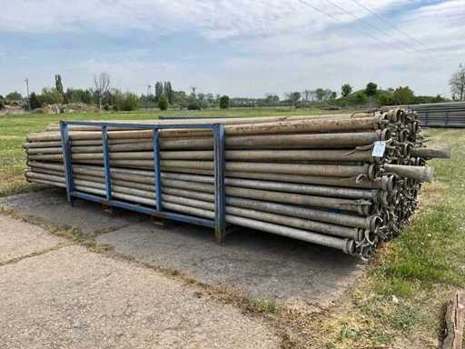 Tubo di irrigazione in alluminio "Clamp" da 3" (143x)