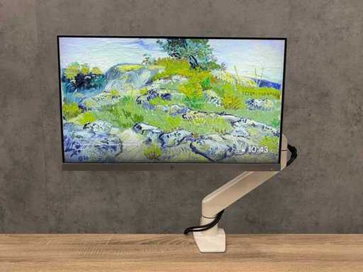 HP E233 - 23" monitor with monitor arm - DP, HDMI, VGA, USB