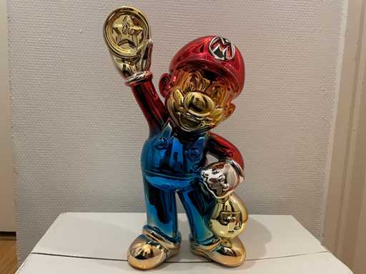 Scultura Moneta d'oro di Super Mario