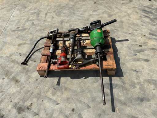 ATLAS COPCO / SULLAIR  Pneumatic hammers and rotary percussion tools set