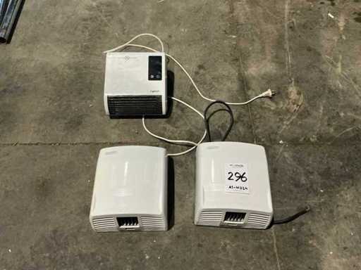 Mediclinics hand dryer (2x) + Eurom bathroom heater