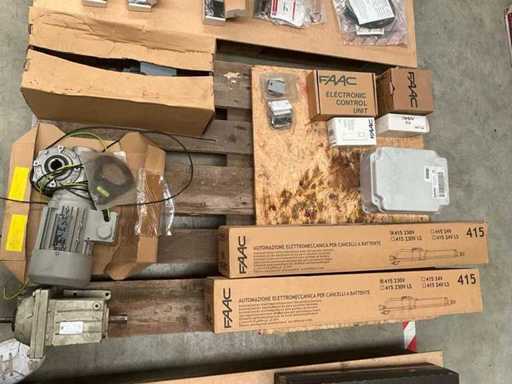 Partia automatyzacji bramek (FAAC) + silniki i akcesoria