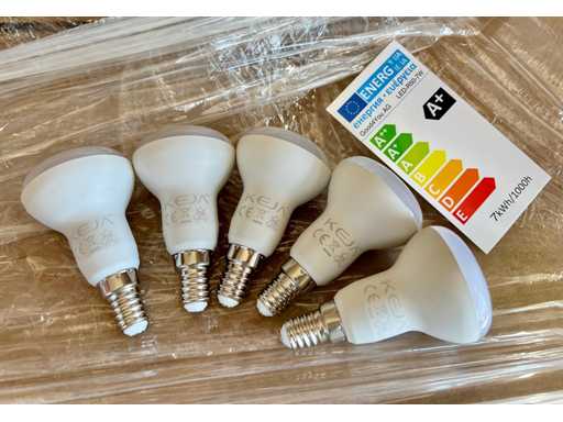 *NUOVA* Lampadine LED KEJA R50, 7W, Presa E14 (500 pezzi)