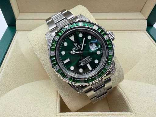 Rolex-U-Boot-Schifffahrtsdatum | 116610LN | "ICED" Natürliche Diamanten | 2018 