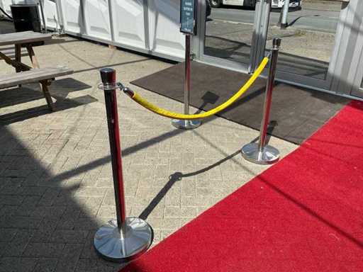 Yellow Barrier Post Cord 150cm (12x)