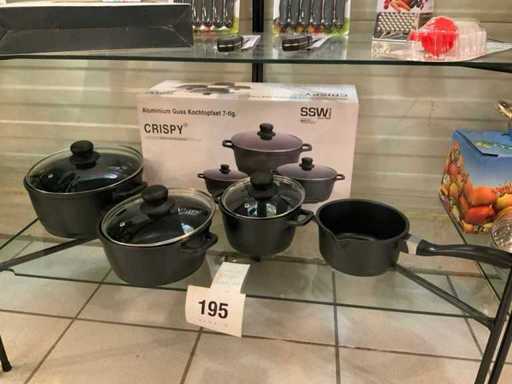 SSW 7-piece Cooking Pot Set