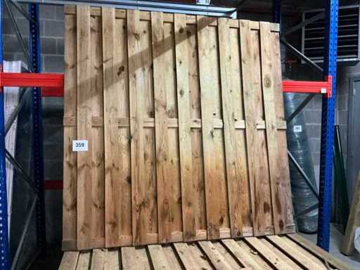 Houten tuinscherm (6x)