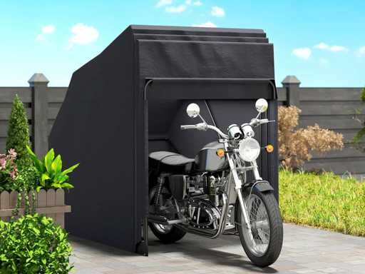 Outdoor Motorcycle Shelter Motorcycle Tent Oxford Fabric Protective Cover