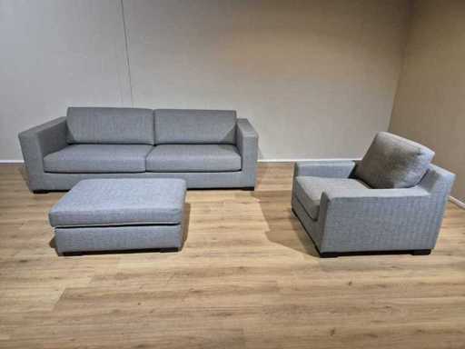 Bielefelder Werkstatte - Inspiration - 3 seater Sofa + Armchair + Ottoman 