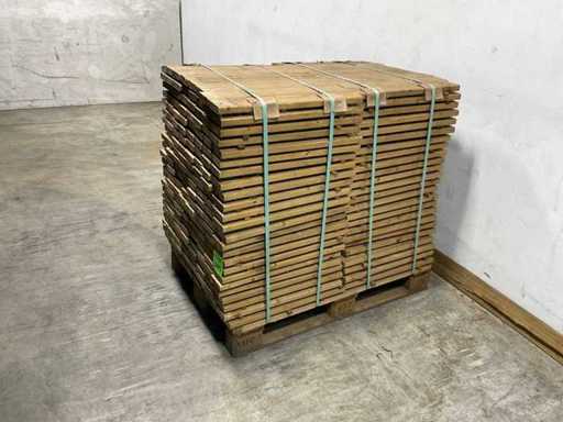 Grinzi de lemn moale rindeluită 30x100x600 mm - KDI maro S4S R3 (384x)